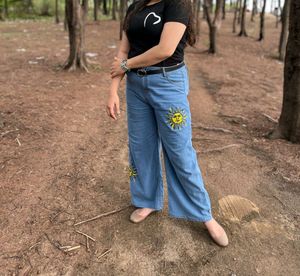 High Raise Straight Jeans
