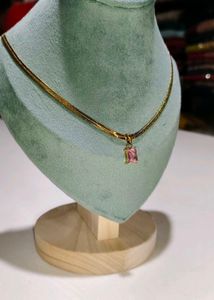 Pink Gemstone Necklace