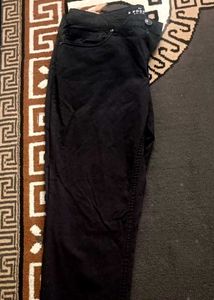Black Straight Leg Jeans