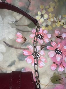 Burgundy Shoulder Bag
