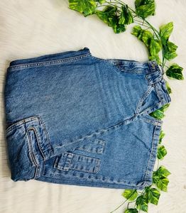 Cargo Wide Leg Jeans