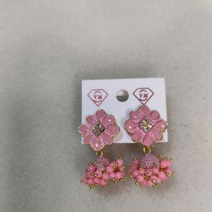 Pink Colore Earrings