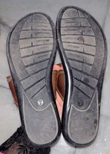 Brown PU-SPM Sandals