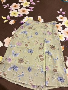 Floral Mid Length Skirt