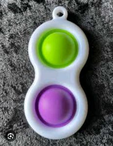Simple Dimple Pop-it Fidget Toy Keychain 🥳