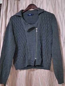 Jacket Style Sweater