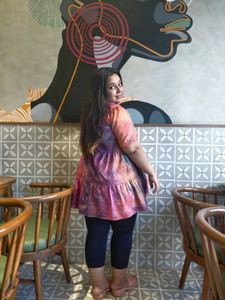 Colorful Tiered Top