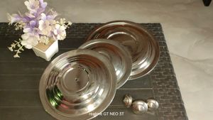 Dinner Stainless Steel Vessels Set Of 3