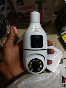 Dual Lens Bulb Camera