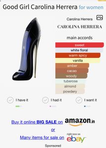 CH Good Girl 10ml sample