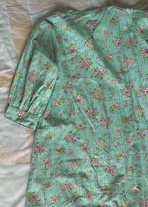 Floral Print Shirt kurthi