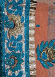 Embroidered Saree with blouse piece