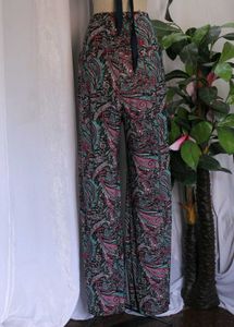 Paisley Print Wide Leg pants