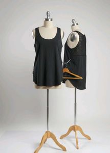 Black Sleeveless Tank Top