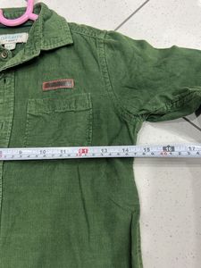Cute Green Corduroy Shirt 👔