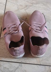 Pink Slip-On Sneakers - Size 36