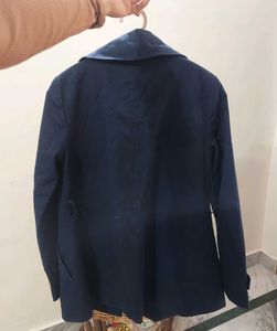 Navy Blue Trench Coat