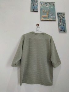 Olive Green Casual Top🌟🎀