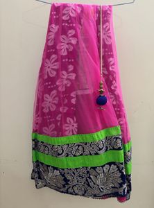 Pink Fish cut lehenga