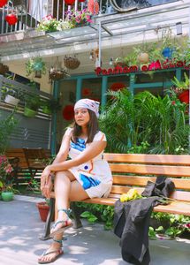 White Mini Printed Dress