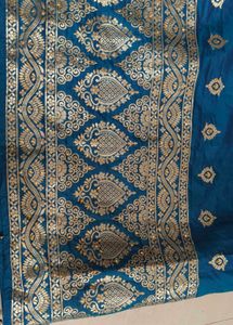 pure banarasi silk heavy embroidery dupatta with l