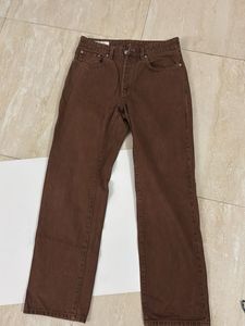 Brown Denim Jeans