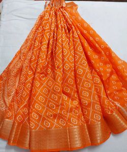 Saree Elegant Orange Sare