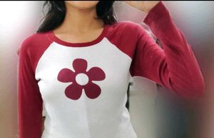 Flower Power Raglan Tee