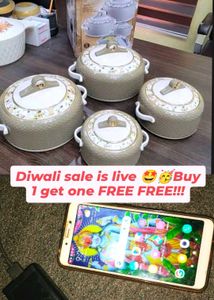 🥳🤩 Diwali Sale !!Combo (Redmi 6 +Nayasa Hot Pot)