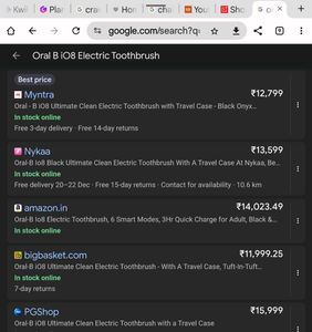 Oral-B Io8 Electric Toothbrush, 6 Smart Modes