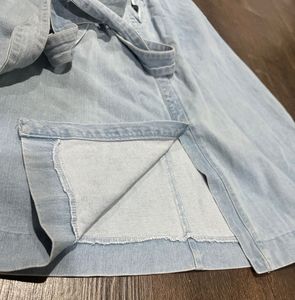 Denim A-Line Skirt