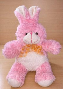 Cute Pink Bunny Plush