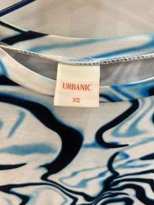 Abstract Print Long Sleeve Top