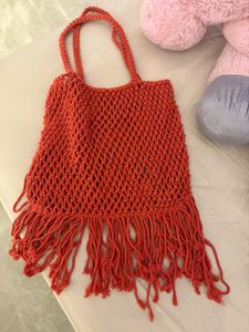 Handmade crochet Beach Shoulder Bag