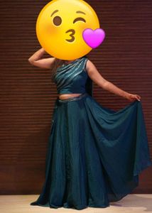 Designer Lehenga Set With Attached Duppatta