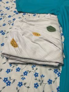 Blue Kurti With Patiala