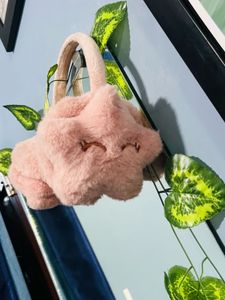 Blush Pink Plush Ear Muffs