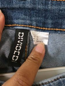 Blue Skinny High H&amp;M Denim Jeans