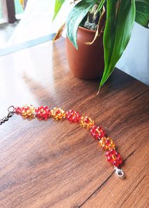 Beaded Flower Bracelet