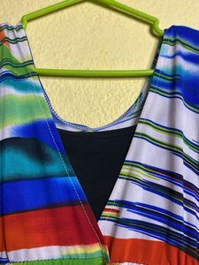 Colorful Striped Summer Dress