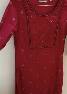 Elegant Rani Pink Kurta