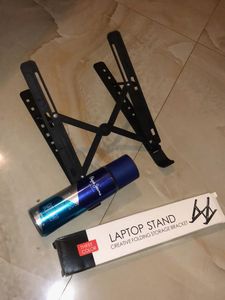 Foldable Laptop Stand + Body Mist Combo