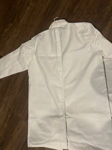 White 🥼 Coat, Front Open Collared