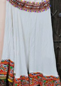 Embroidered Off-Shoulder Top