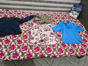 Trendy Women's Tops Bundle combo of 4 top used jus