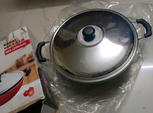 Non Stick Kadai With Ss Lid 🥘
