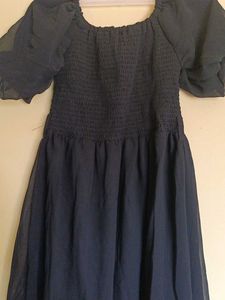 Chic Navy Blue Dress