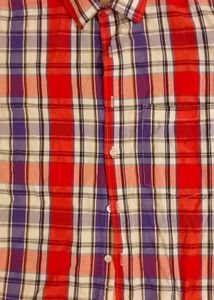 Red &amp; Purple Plaid Button-Down