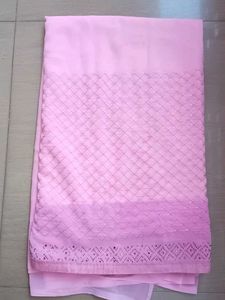 Elegant  pink saree