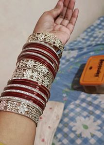 Maroon Colour Bridal Chuda